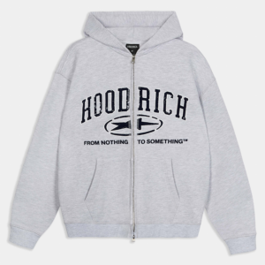 Fray Zip Relaxed hoodrich tracksuit