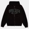 Fray Zip Relaxed Fit hoodrich Hoodie